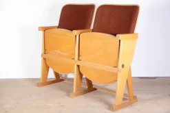 Pamono Mid-Century Cinema Bench from Ton, 1970s Sale