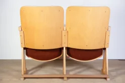 Pamono Mid-Century Cinema Bench from Ton, 1970s Sale