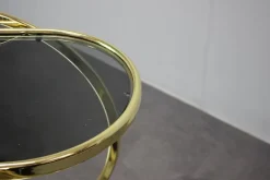 Pamono Mid-Century Cocktail Serving Bar Table in Brass, Germany, 1970s Outlet