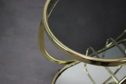 Pamono Mid-Century Cocktail Serving Bar Table in Brass, Germany, 1970s Outlet