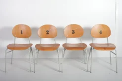 Pamono Mid-Century Czechoslovakian Kids School Chairs, Set of 4, 1970s Best