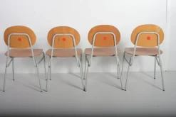 Pamono Mid-Century Czechoslovakian Kids School Chairs, Set of 4, 1970s Best