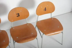 Pamono Mid-Century Czechoslovakian Kids School Chairs, Set of 4, 1970s Best