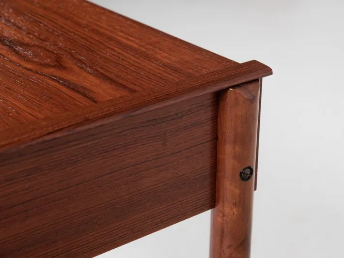 Pamono Mid-Century Danish Dressing Table in Teak with Ottoman from Dyrlund, 1960s, Set of 2 Sale