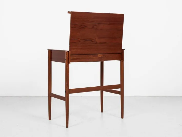 Pamono Mid-Century Danish Dressing Table in Teak with Ottoman from Dyrlund, 1960s, Set of 2 Sale