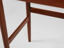 Pamono Mid-Century Danish Dressing Table in Teak with Ottoman from Dyrlund, 1960s, Set of 2 Sale