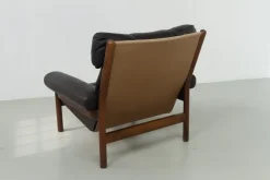 Pamono Mid-Century Danish Leather Lounge Chair in the style of Norell, 1960s Best