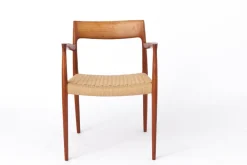 Pamono Mid-Century Danish Modern Model 57 Armchair in Teak with Papercord Seat by Niels Otto (N. O.) Møller for J. L. Møllers, 1960s Discount