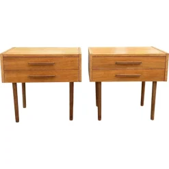 Pamono Mid-Century Danish Modern Nightstands, 1969, Set of 2 Outlet