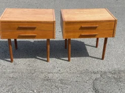 Pamono Mid-Century Danish Modern Nightstands, 1969, Set of 2 Outlet