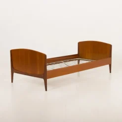 Pamono Mid-Century Danish Modern Teak Bed by Sidelmann Jakobsen, 1960s Online