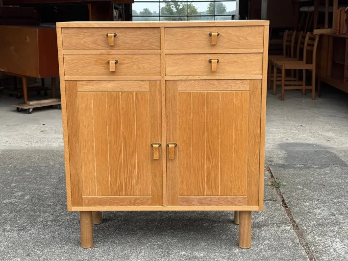 Pamono Mid-Century Danish Oak Dresser by Kurt Østervig for Tranekær Møbler, 1970s