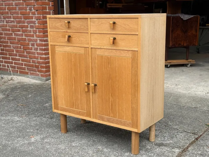 Pamono Mid-Century Danish Oak Dresser by Kurt Østervig for Tranekær Møbler, 1970s
