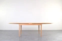 Pamono Mid-Century Danish Oak Extendable Dining Table, 1960s