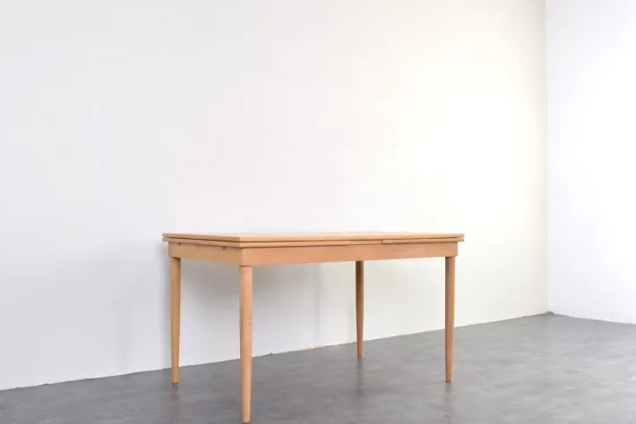 Pamono Mid-Century Danish Oak Extendable Dining Table, 1960s
