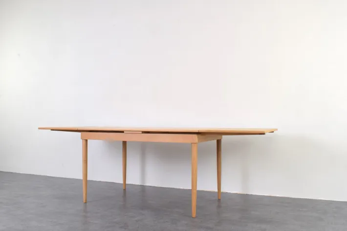 Pamono Mid-Century Danish Oak Extendable Dining Table, 1960s