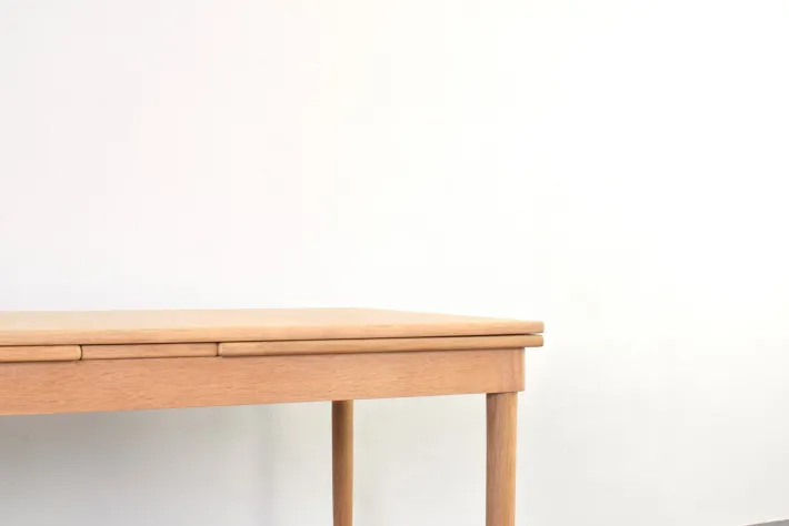 Pamono Mid-Century Danish Oak Extendable Dining Table, 1960s