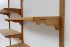 Pamono Mid-Century Danish Oak Shelving System in the style of Kjærnulf, 1960s Sale