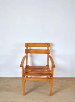 Pamono Mid-Century Danish Patinated Childrens Chair in Beech, 1950s Discount