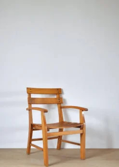 Pamono Mid-Century Danish Patinated Childrens Chair in Beech, 1950s Discount