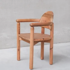 Pamono Mid-Century Danish Pine Dining Chairs attributed to Rainer Daumiller Best