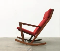 Pamono Mid-Century Danish Rocking Chair by Poul Volther for Frem Røjle Sale