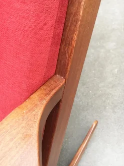 Pamono Mid-Century Danish Rocking Chair by Poul Volther for Frem Røjle Sale