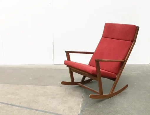Pamono Mid-Century Danish Rocking Chair by Poul Volther for Frem Røjle Sale