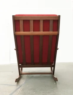 Pamono Mid-Century Danish Rocking Chair by Poul Volther for Frem Røjle Sale