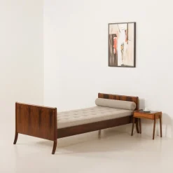 Pamono Mid-Century Danish Rosewood Daybed by A. J. Iversen, 1960s New