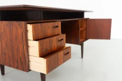 Pamono Mid-Century Danish Rosewood Freestanding Desk with Floating Top, 1960s Best