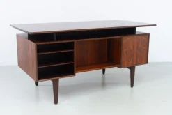Pamono Mid-Century Danish Rosewood Freestanding Desk with Floating Top, 1960s Best