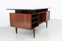Pamono Mid-Century Danish Rosewood Freestanding Desk with Floating Top, 1960s Best