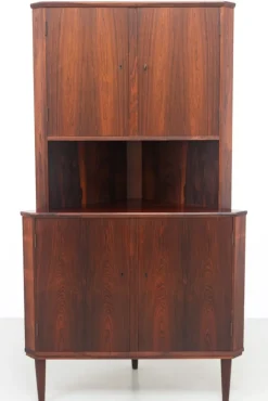 Pamono Mid-Century Danish Rosewood Corner Cabinet, 1960s Hot