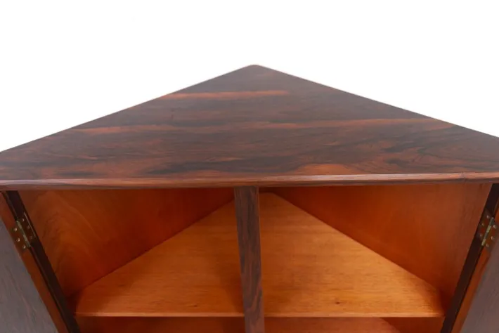 Pamono Mid-Century Danish Rosewood Corner Cabinet, 1960s Hot