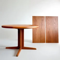 Pamono Mid-Century Danish Round and Oval Extendable Dining Table in Teak, 1960s Best