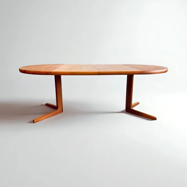 Pamono Mid-Century Danish Round and Oval Extendable Dining Table in Teak, 1960s Best