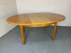 Pamono Mid-Century Danish Round Extendable Oak Dining Table by Borge Mogensen for Karl Andersson & Söner, 1950s Discount
