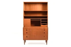 Pamono Mid-Century Danish Secretaire in Teak Hot