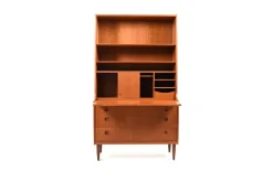 Pamono Mid-Century Danish Secretaire in Teak Hot