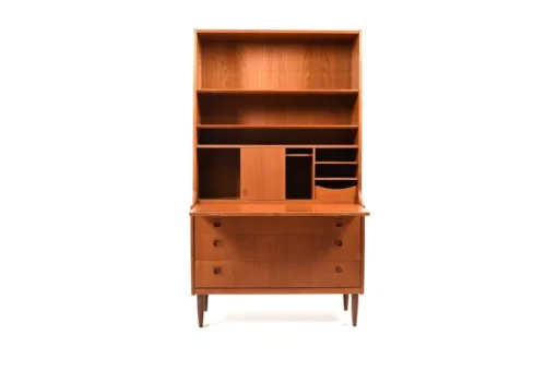 Pamono Mid-Century Danish Secretaire in Teak Hot