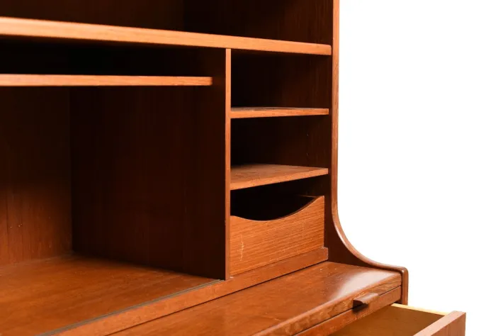 Pamono Mid-Century Danish Secretaire in Teak Hot