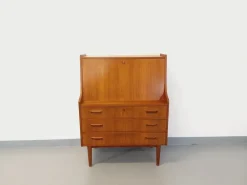 Pamono Mid-Century Danish Secretaire in Teak by Gunnar Nielsen Tibergaard Best