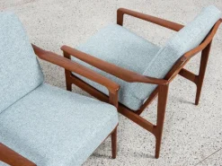 Pamono Mid-Century Danish Sofa Set in Teak attributed to Ib Kofod Larsen, Set of 3 Outlet