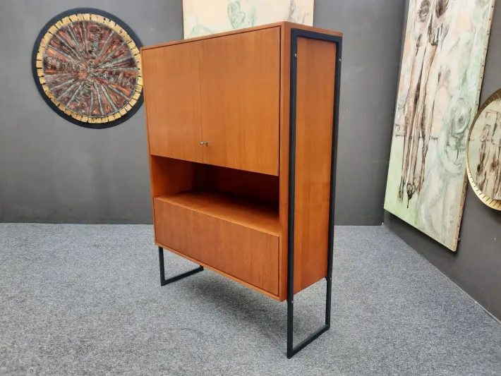 Pamono Mid-Century Danish Style Teak Highboard, 1970s Online
