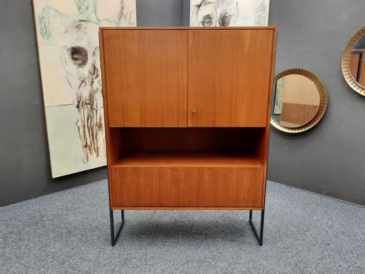 Pamono Mid-Century Danish Style Teak Highboard, 1970s Online