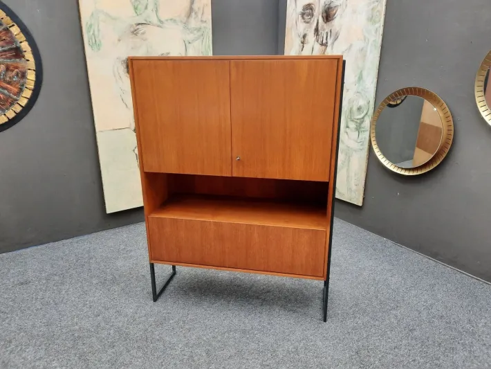 Pamono Mid-Century Danish Style Teak Highboard, 1970s Online