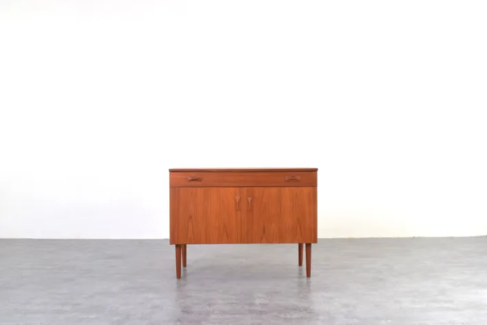 Pamono Mid-Century Danish Teak Cabinet from Clausen & Son, 1960s New