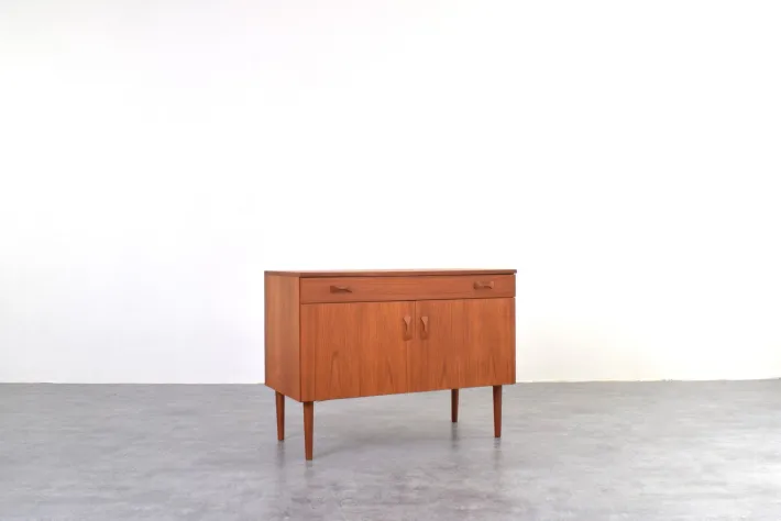 Pamono Mid-Century Danish Teak Cabinet from Clausen & Son, 1960s New