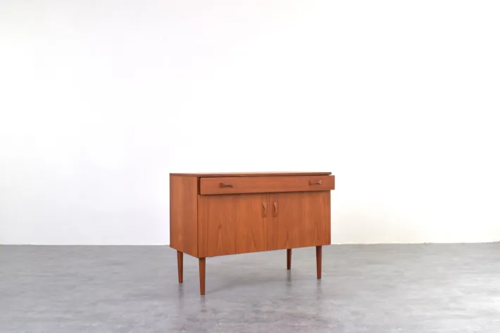 Pamono Mid-Century Danish Teak Cabinet from Clausen & Son, 1960s New